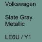 Preview: Volkswagen, Slate Gray Metallic, LE6U / Y1.